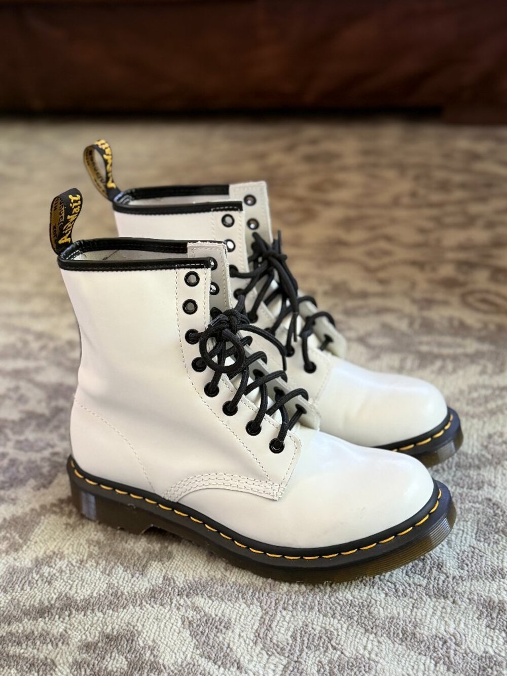 Dr. Martens 1460 Women's Smooth Leather Lace Up Boots